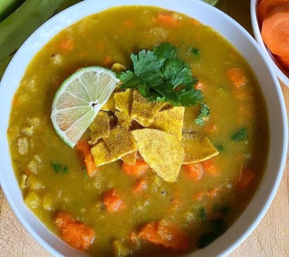 Receta de Sopa de Plátano