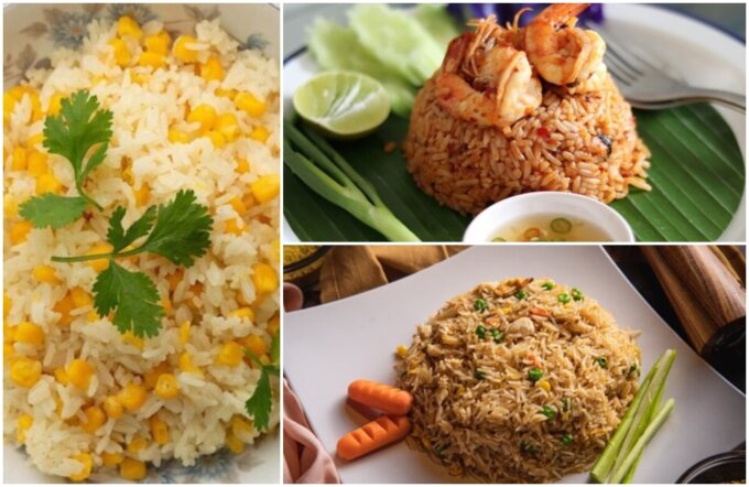 ¡Comidas típicas Hondureñas a base de arroz!